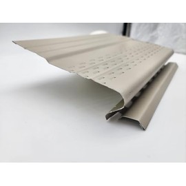 LEAF4GO Pro Gutter Guard Leaf Filter Protection - 5 and 6 Inche Contractor-Grade Gutter Cover from Manufacturer - Domestic Aluminum Gutter Guard - Made in The USA (25 Feet, Wicker)