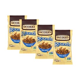 Snyder's of Hanover Mini Pretzel Rounds, Your Choice of Butter Flavored or Sea Salt (Sea Salt)