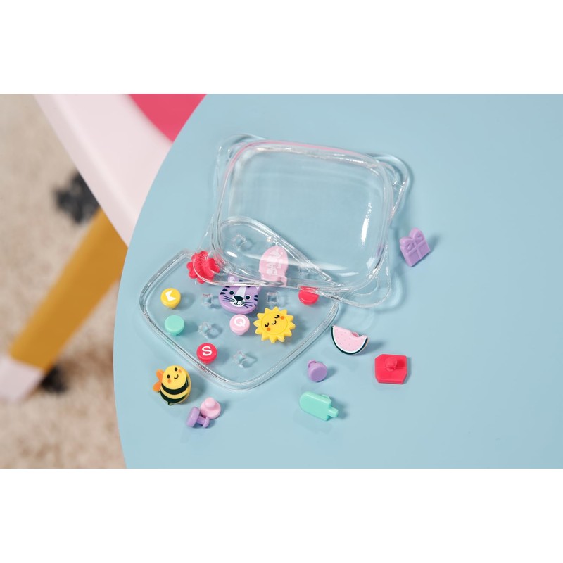 BABY born Zapf Creation 837221 Pin-Play Plastic Bib with Various