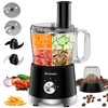 Food Processor and Vegetable Chopper 600W BPA Free 12-Cup Bowl,