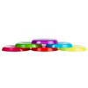 Cuddly Hippo Kids Plastic Dinnerware Set of 18 Multi Color