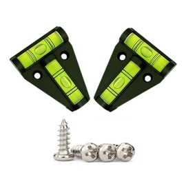YMGBHNKJLS 2Pcs T Level with Magnetic Base, Magnetism and Screws Mounted Dual-use Bubble Spirit Level Measuring Layout Tools Levels