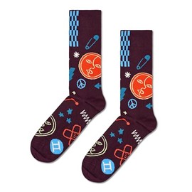 Happy Socks Gemini Sock Zodiac Sign Gemini 36-40, blue