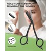 BALUCA Eyebrow Scissors with Comb | Professional Stainless Steel Eyebrow