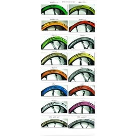 MOTOINKZ GP2 B-85 Motorcycle 17 Inch Full Custom Rim Sticker, whites