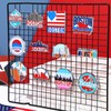 Konohan 12 Pcs Boston Magnets for Refrigerator Metal USA Fridge
