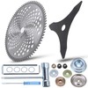 10" x 3 Teeth Carbon Steel Brush Cutter Blades &