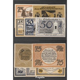 Prophila Collection Geldschein Stolzenau Notgeld: 1276.1a Fünf Notgeldscheine des Kreises Stolzenau bankfrisch 1921 1x25,2x50 & 2x75 Pfennig Stolzenau (Banknoten für Sammler - kein Zahlungsmittel)