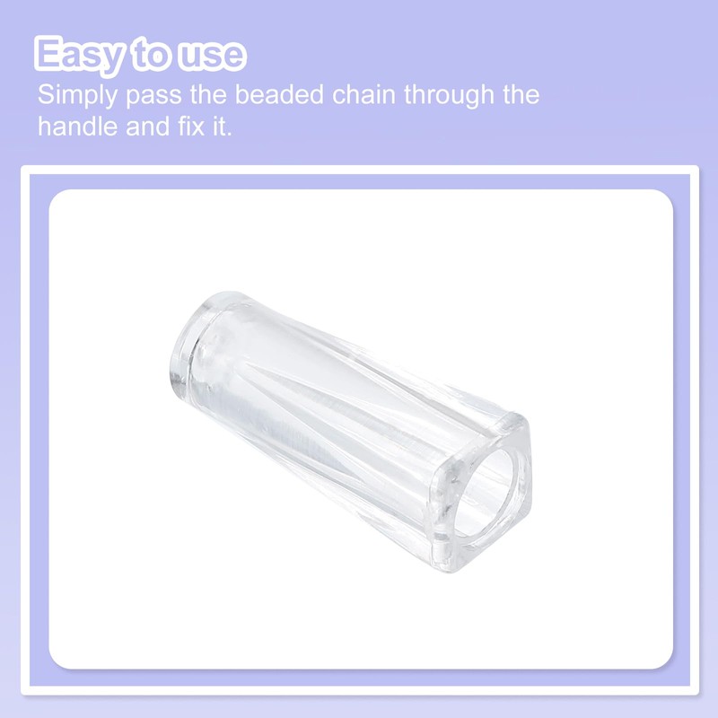 uxcell 8Pcs Cord Knobs, 34mm Window Blind Tassels Plastic Pull