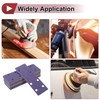 X AUTOHAUX 50Pcs Sanding Discs Wet Dry Waterproof Hook &