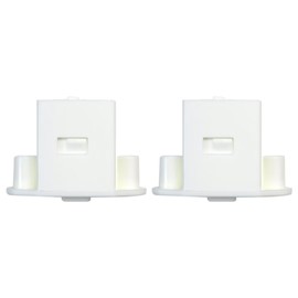 2Pcs 137006200 Laundry Pedestal Washer Drawer Drawer Latch Compatible for Electrolux Frigidaire EPWD157SIW0, EPWD157STT0, EPWD15IW1, EPWD15IW2, EPWD15IW3 Models