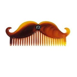 JYE Kit de 10 Peines de plástico para barba y bigote, Regalo para Hombre, Divertida forma de bigote