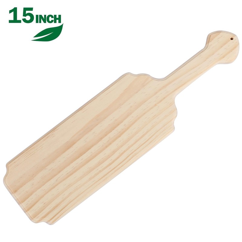 FameFame 15 inch Sorority Paddle, Greek Fraternity Solid Wood, Unfinished