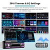 Android 15 Single Din Car Stereo Radio with Wireless Carplay