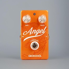 GOKKO Angel Chorus Pedal - Classic Modulation Effect for Clean & Distorted Tones with Adjustable Rate & Depth Controls 9V DC Power Supply Included #TikTokShopLaborDaySale #guitaristgift  #musicgear