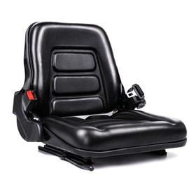 SEATIN Universal Forklift Seat,Tractor Seat,with Micro Switch and Safety Belt,for Tractor,Mower,Skid Loader,Telehandler,Backhoe,Excavator Dozer