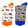 Carahere Women's Cotton Animal Print Patterned Soft Fun Crew Socks