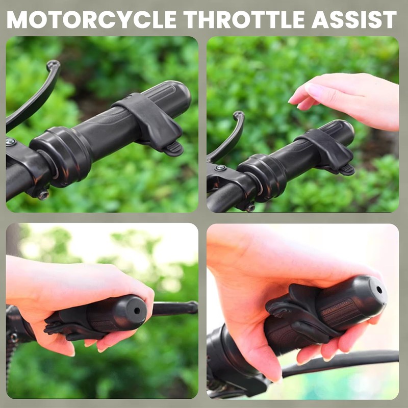 Cranviech 2 Pack Motorcycle Electrombile Throttle Assist Cruise Control Grip