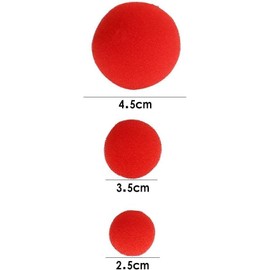 10pcs Red Soft Sponge Balls,Lightweight Mini Finger Sponge Ball,Magic Sponge Ball Close-Up Magic Props Sponge Toy Classical Comedy Trick Props,Magic Kits and Accessories Novelty and Gag Toys (3.5cm)