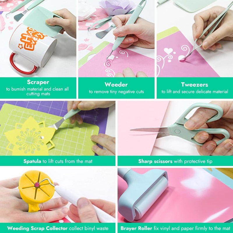 Zinueen Starter Kit for Cricut Joy - Extra Bundle for