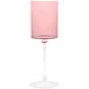 Bluesky Pink & Clear Two-Tone Wine Glass Set - 9