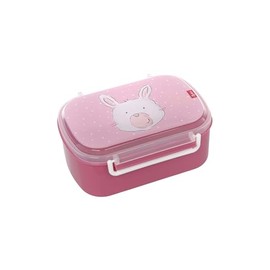 SIGIKID 25179 Rabbit Lunchbox BPA-Free Girls Lunchbox Recommended from 2 Years, Pink