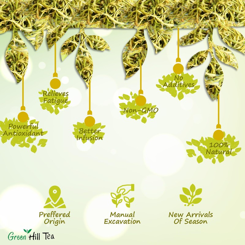 Greenhilltea traditional health herbs, Premium Honeysuckle buds 5 OZ (142