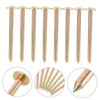 FUNOMOCYA 8pcs Measurement Nails Metal Survey Stakes Garden Stake for
