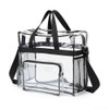 Bolsa Transparente Mujer Cosmetiquera Neceser Crossbody PVC para Concierto