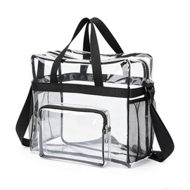 Bolsa Transparente Mujer Cosmetiquera Neceser Crossbody PVC para Concierto