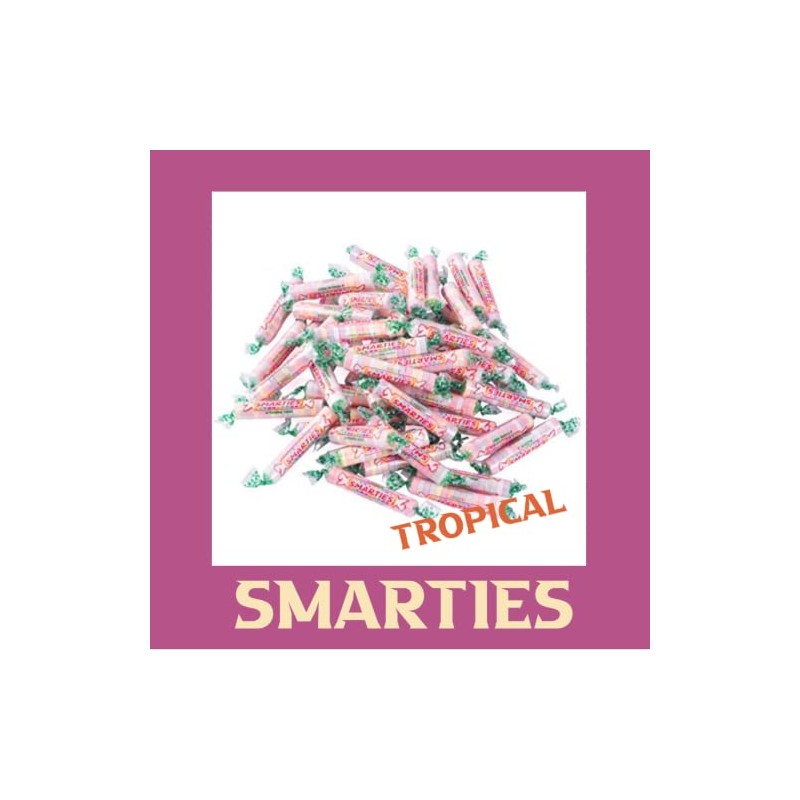 Smarties – Tropical Smarties –2 POUND - Smarties Candy Rolls