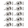 POBADY 10PCS BNC Conectores Macho 50 Ohm BNC Macho Crimpado