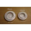 fiXte Plastic Sink Strainer - White Pack of 2. Small