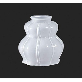 B&P Lamp 2 1/4" Fit, Inside Sandblast Sheffield Style Shade
