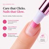 2 Pack 2-in-1 Ceramic Cuticle Oil Pusher Pen for Nail