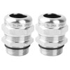 2 Pcs 3/4" NPT Stainless Steel Waterproof Cable Gland, IP68
