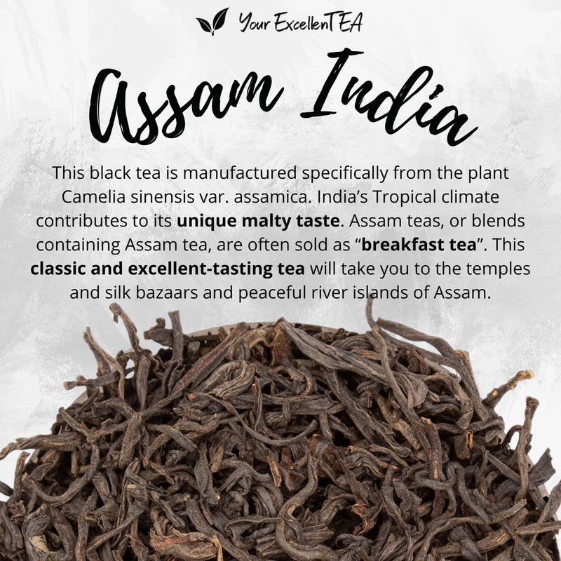 Your ExcellenTEA - Assam India Black Loose Leaf Tea Tippy