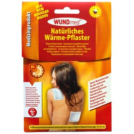3 x Wundmed Natural Heat Plasters - Lasts up to 8 Hours - 13cm x 9.5cm