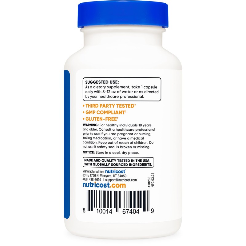 Nutricost Stinging Nettle Root Extract 7500mg Equivalent, 120 Capsules -