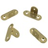 ZZHXSM 4PCS Right Angle Pure Copper Corner Bracket L-Shape Vertical