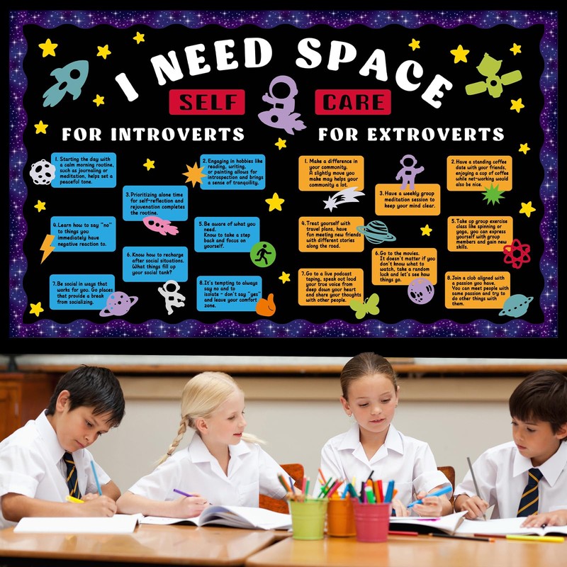 Outer Space Bulletin Board Set Astronaut Classroom Decorations I Need