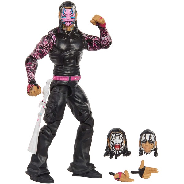 WWE MATTEL Jeff Hardy Elite Collection Deluxe Action Figure with Realistic Facial Detailing, Iconic Ring Gear & Accessories