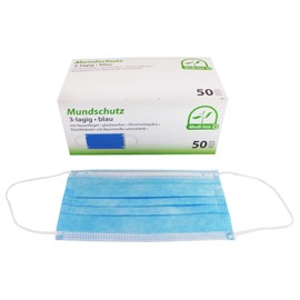 Medi-Inn+® 50 x Protective Face Masks for Mouth and Nose Protection, CE-Certified
