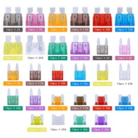 360 Pcs Car Fuses,Blade Fuse Assortment Set Standard & Mini Car Fuses Replacement for Auto Car Truck with Storage Case(2A/3A/5A/7.5A/10A/15A/20A/25A/30A/35A)