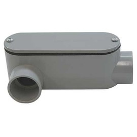 Conduit Outlet Body, PVC, Lr