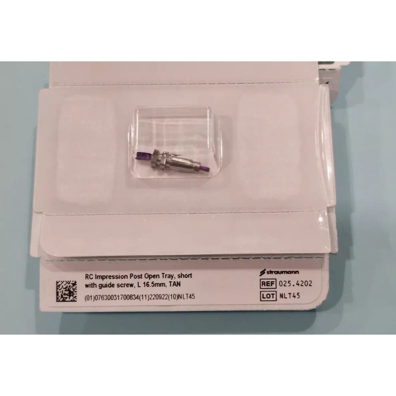 Straumann RC bone level Impression Open Tray SHORT/guide screw (L