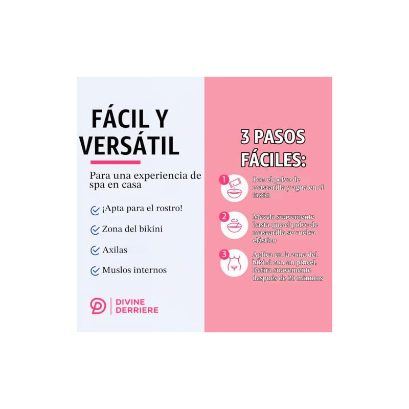 Divine Derriere Mascarilla Vajacial De Hidrogel - Mascarilla De Goma