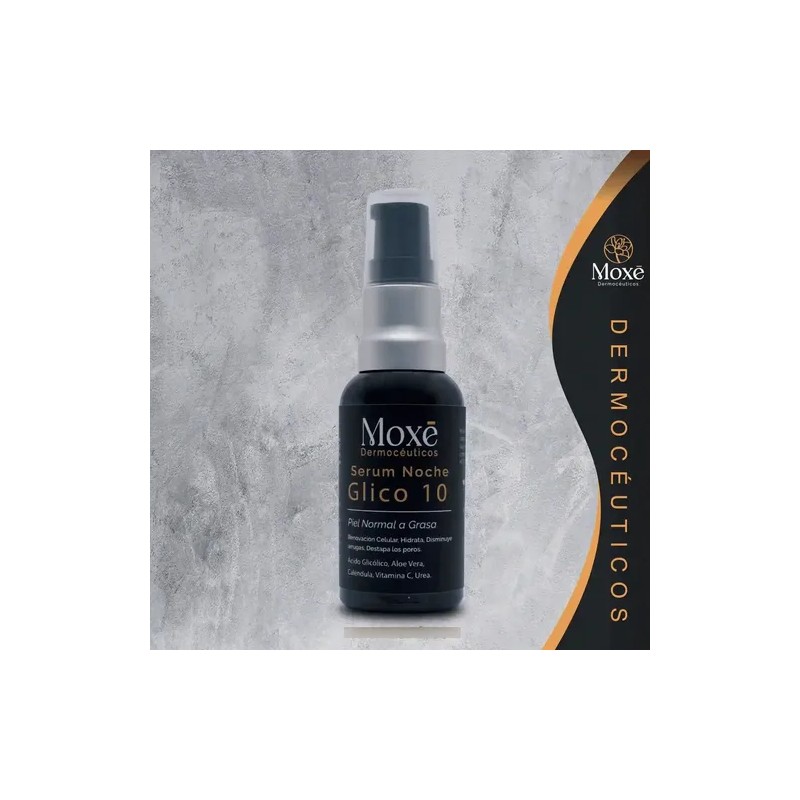 Serum Noche Ácido Glicólico Moxé Renovación, Manchas Y Acné