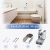 Fililogor Shower Holder Universal ABS Wall Mount Bracket Holder for