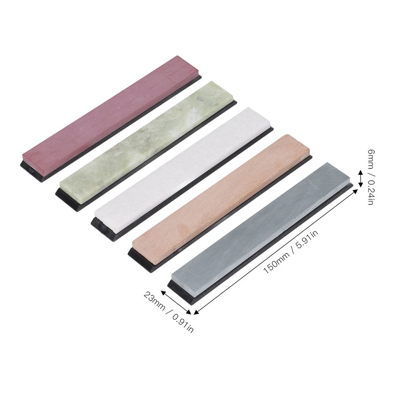 5Pcs Whetstone Set Professional Knife Sharpening Stones Combination 1000 3000